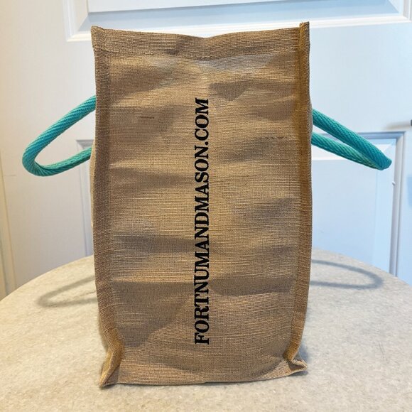 Fortnum & Mason Jute Shopping Tote Bag - Picture 3 of 6